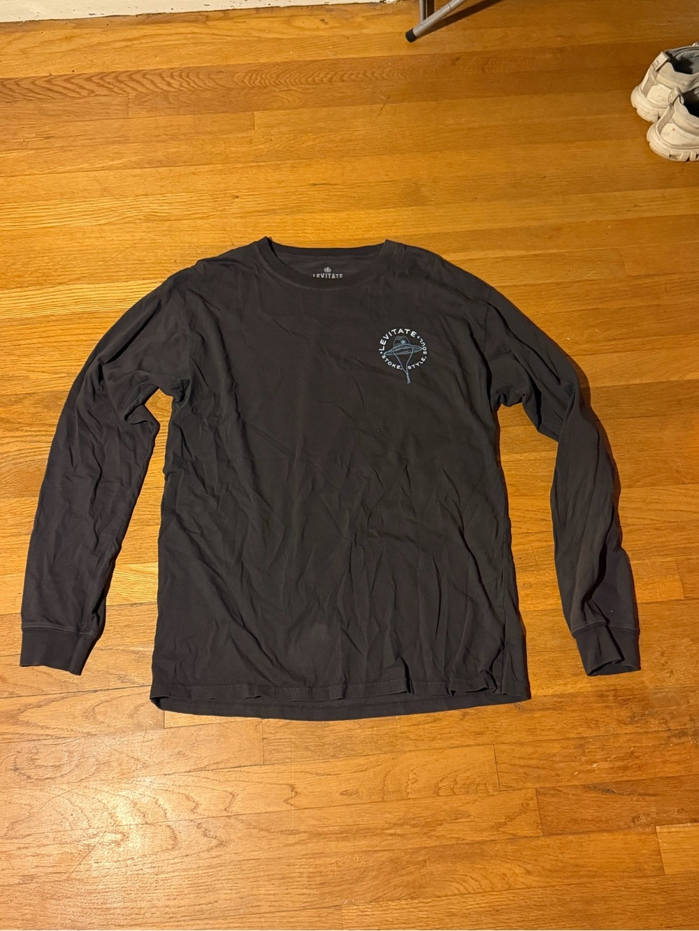 Black Long-Sleeve Men's Shirt